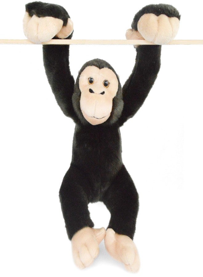TigerHart Chance The Chimpanzee - 14 Inch (with Hanging Arms Outstretched) Large Hanging Monkey Chimp Stuffed Animal Plush Ape - Image 1